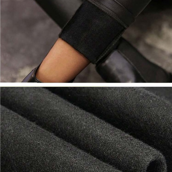 Put leather cropped pants - Picture 4 of 6